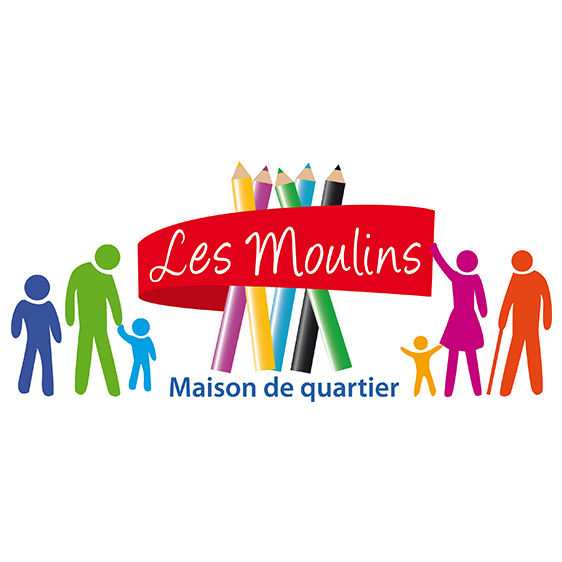 Logo de la Maison de Quartiers Les Moulins