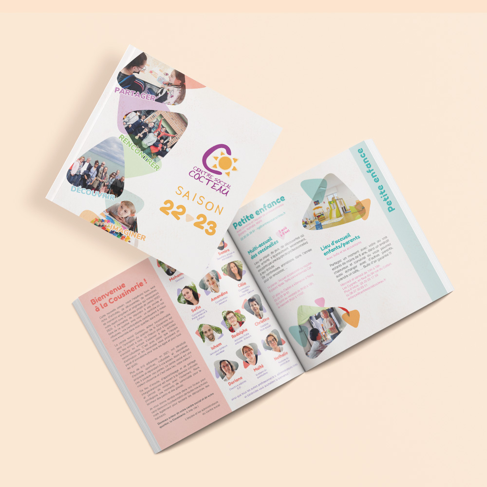 Brochure pour le Centre Social Cocteau