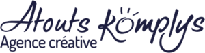 Logo agence de communication Atouts Komplys